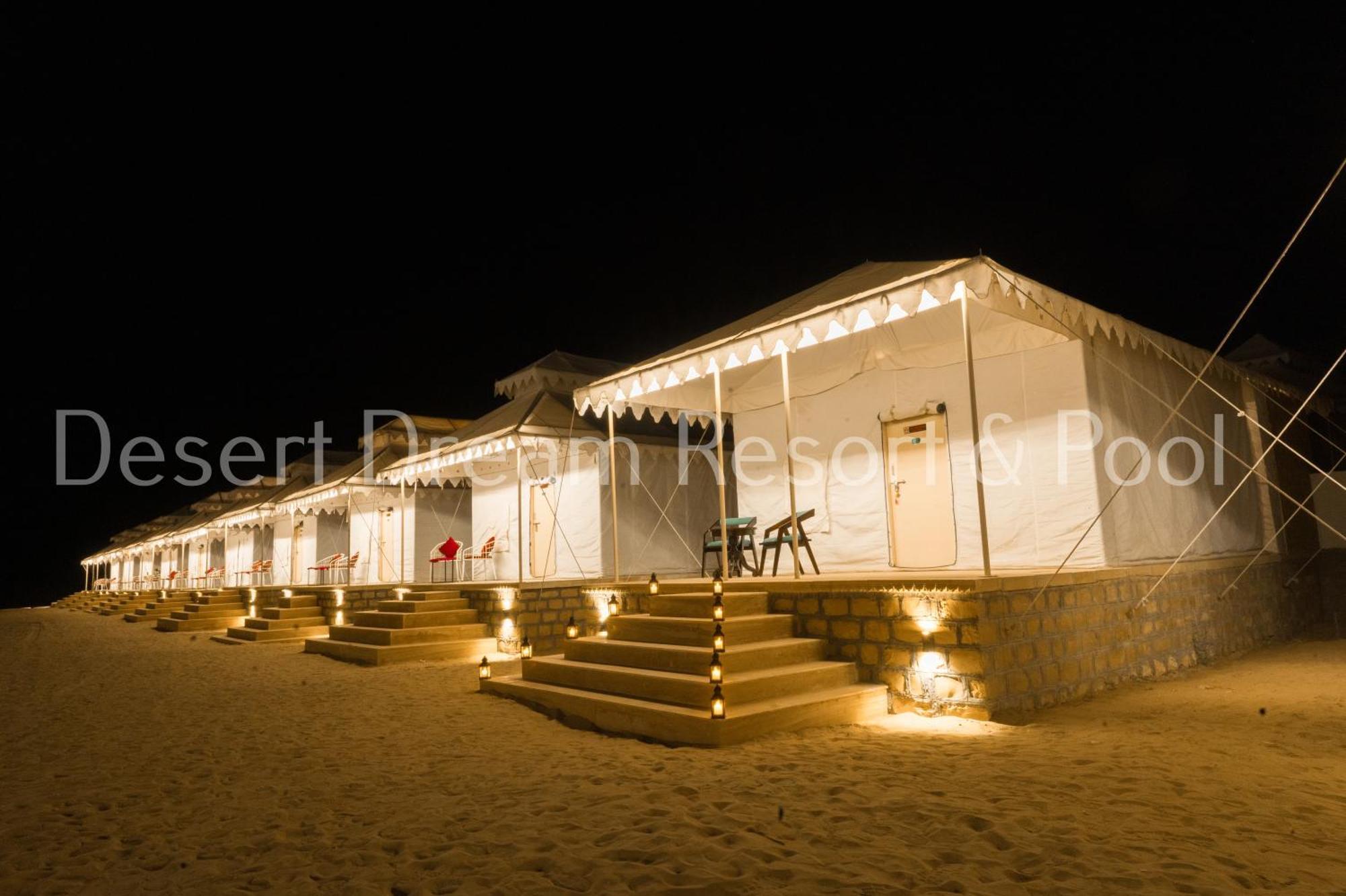 Desert Dream Royal Camp & Pool Jaisalmer Bagian luar foto